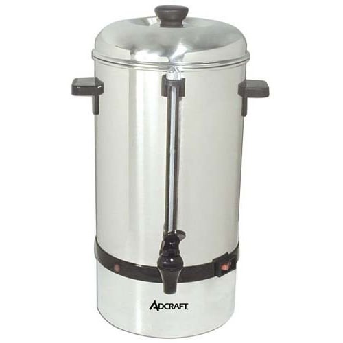 Adcraft Countertop CP-100 100 Cup Coffee Percolator, Stainless Steel, 120v