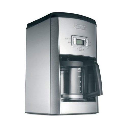 DeLonghi Esclusivo DC414T 14 Cup Programmable - Glass - Stainless/Black