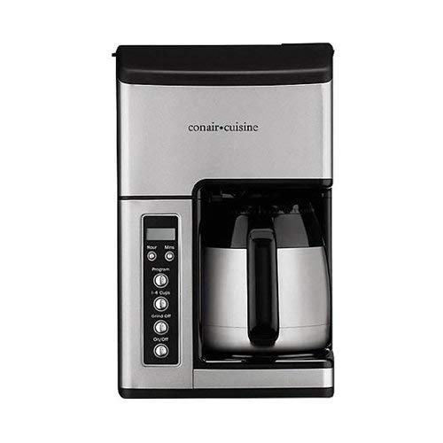 Cuisinart CC-10FR Grind & Brew 10-Cup Coffeemaker (Certified Refurbished), Silver