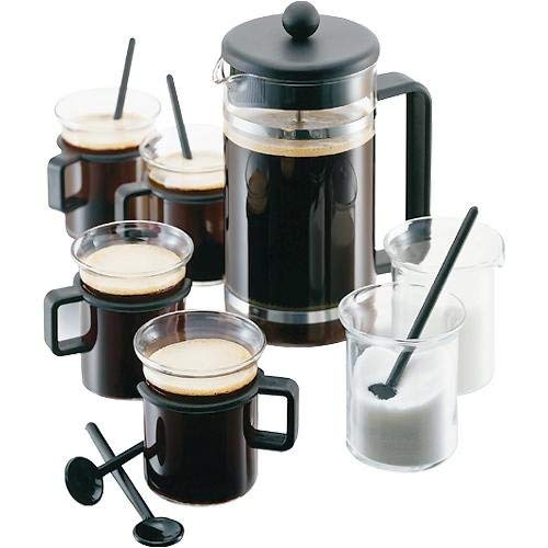 Bodum K1590-01 Bistro 12-Piece Gift Set with 8-Cup Coffee Press