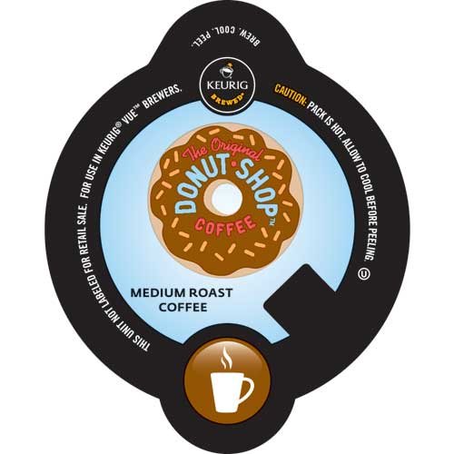 Coffee People Donut Shop Extra Bold Coffee, Vue Cups for Keurig Vue Brewers