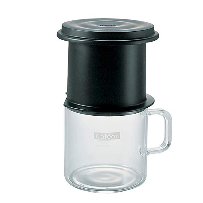 Hario One Cup Cafeor Permantent Filter Drip Brew Coffee Maker CFO-1B