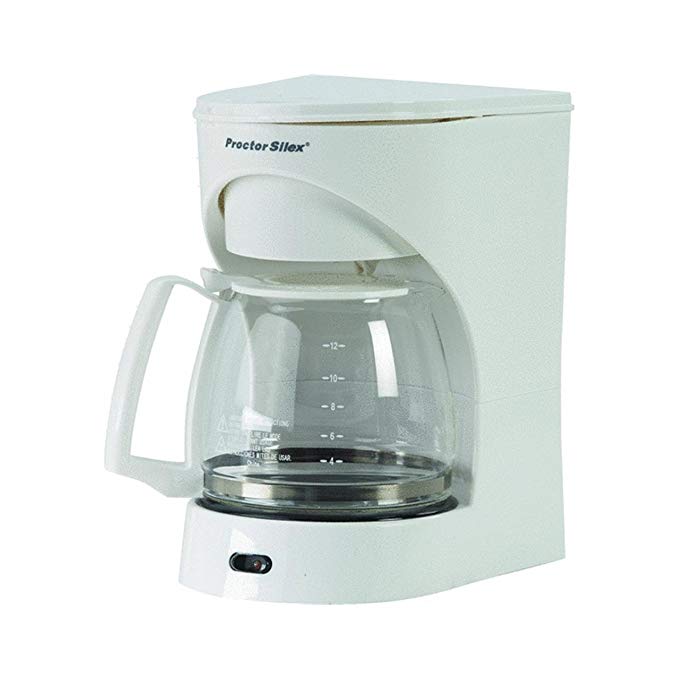 Proctor Silex 43501 12-Cup White Coffeemaker