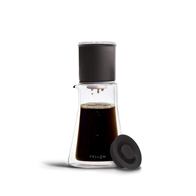 Fellow Stagg [XF] Pour-Over Brewing Set for Coffee (Includes Stagg [XF] Pour-Over Dripper with Ratio Aid, Stagg Double Wall Glass Carafe, and 20 Paper Filters)