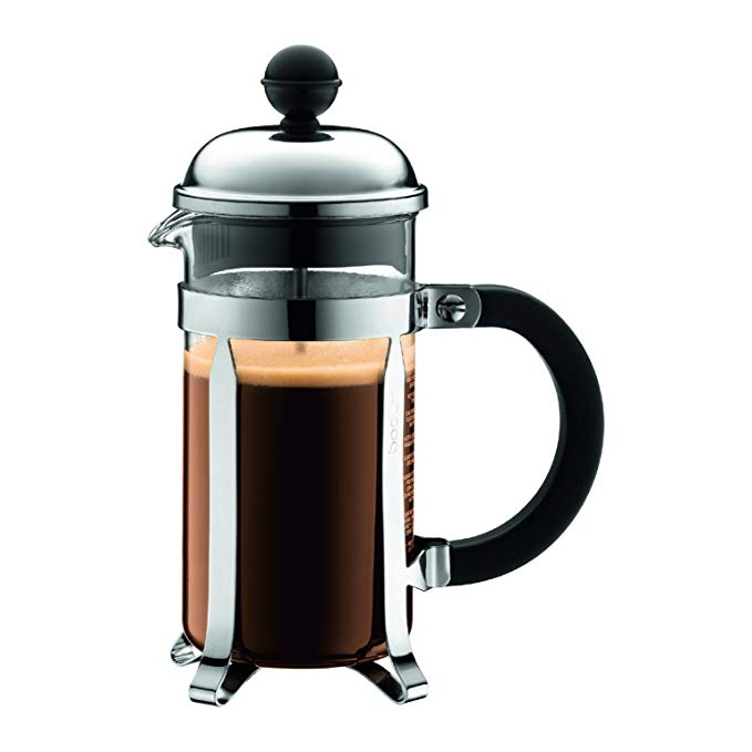 Bodum Chambord 3 cup French Press Coffee Maker, 12 oz, Chrome