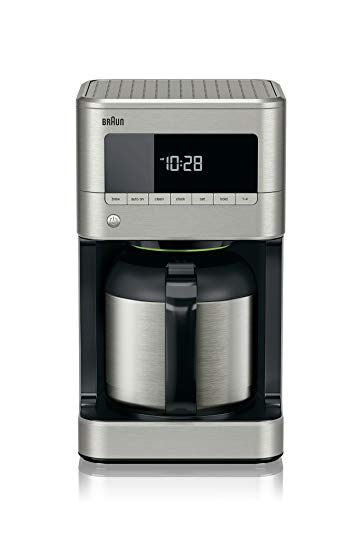 DeLonghi America Braun KF7175 Braun Sense Thermal Drip Coffee Maker, Stainless Steel