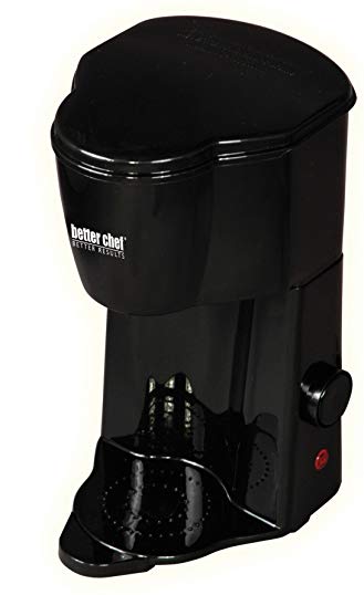 Better Chef IM-102B Compact Personal Coffee Maker | Brews up to 12 oz. | Compact Size | Use Grounds or Coffee Pods