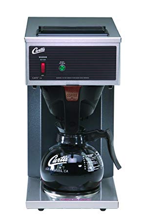 Wilbur Curtis Commercial Pourover Coffee Brewer 64 Oz Coffee Brewer, 1 Station, 1 Lower Warmer - Coffee Maker with Fast-Brewing System - CAFE1DB10A000 (Each)
