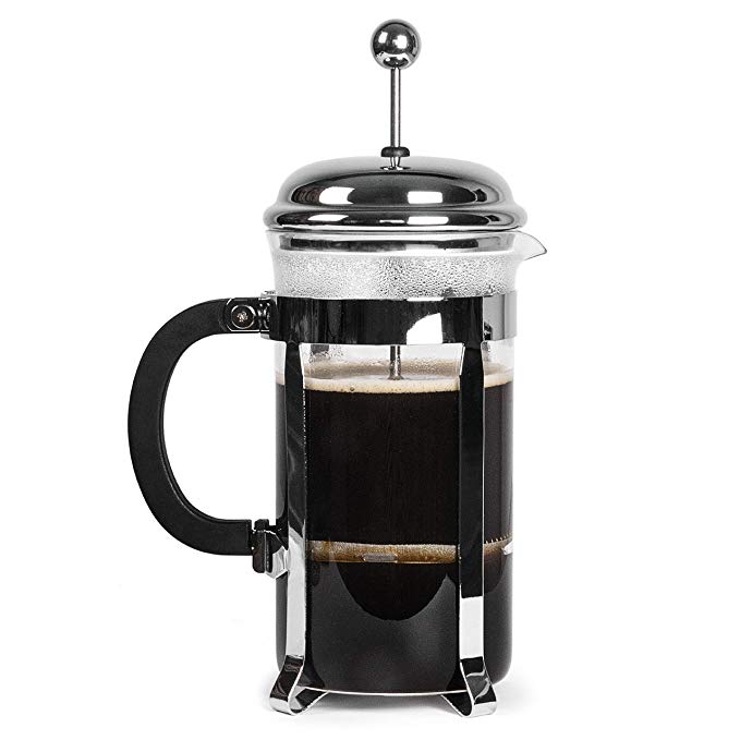 Lovely Home French Press Coffee Maker – 32Oz Coffee and Tea Original French Press – Stainless Steel and Heat Resistant Glass – User-Friendly Design – Perfect Gift for Coffee and Tea Lovers