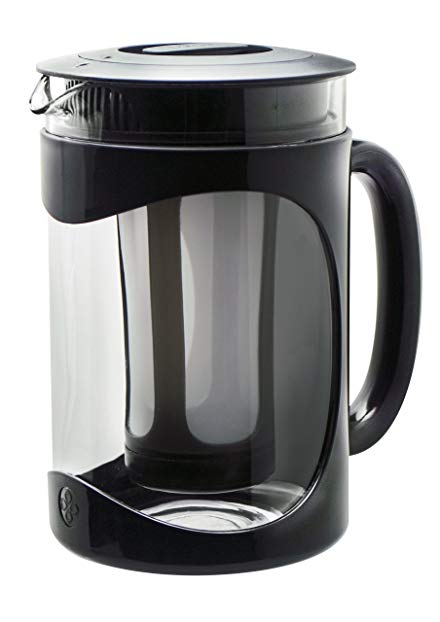 Primula Burke Cold Brew Iced Coffee Maker - Glass Carafe 1.6 Qt (51.2 oz), Black