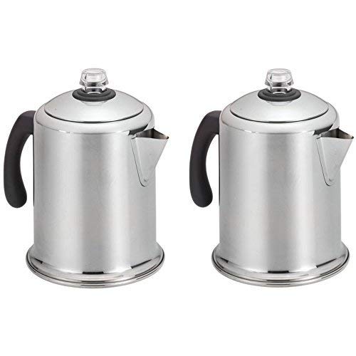 Farberware 8-Cup Stainless Steel Percolator Model 50124 - 2 Pack