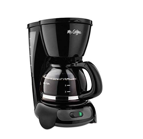 Mr. Coffee Simple Brew 4-Cup Switch Coffee Maker, TF Series (black)