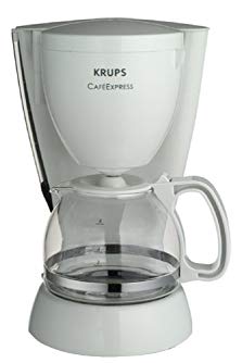 Krups FMA110-70 Cafe Express 4-Cup Coffeemaker, White, DISCONTINUED