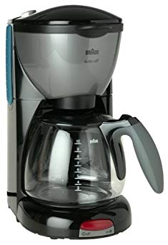 Braun KF550-BK AromaDeluxe 10-Cup Coffeemaker, Black