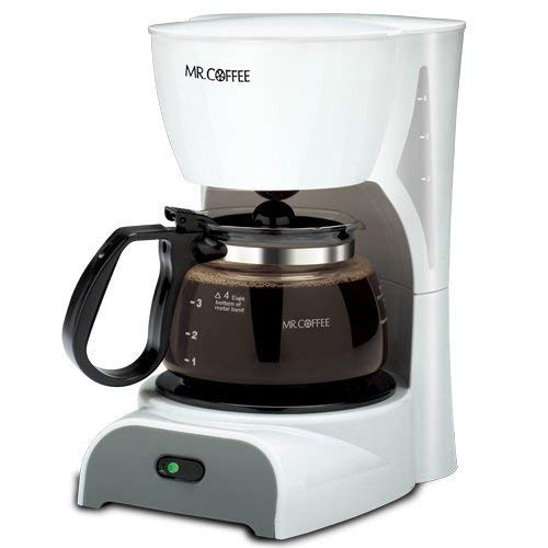 White 4 Cup Coffeemaker