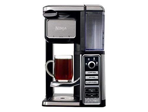 Ninja CF112 Coffee Bar Single-Serve System w/Auto-iQ One-Touch Intelligence Technology, Black/Silver (Certified Refurbished)
