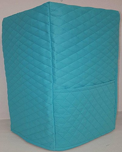 Quilted Coffee Maker Cover (Aqua Blue)