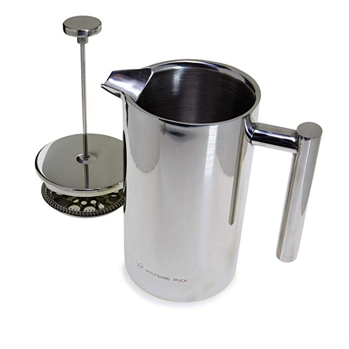 Wolfgang Puck 6-Cup Insulated Stainless Steel French Press
