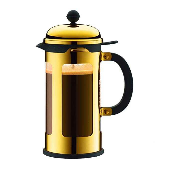 Bodum Chambord 8-Cup French Press Coffee Maker, Gold