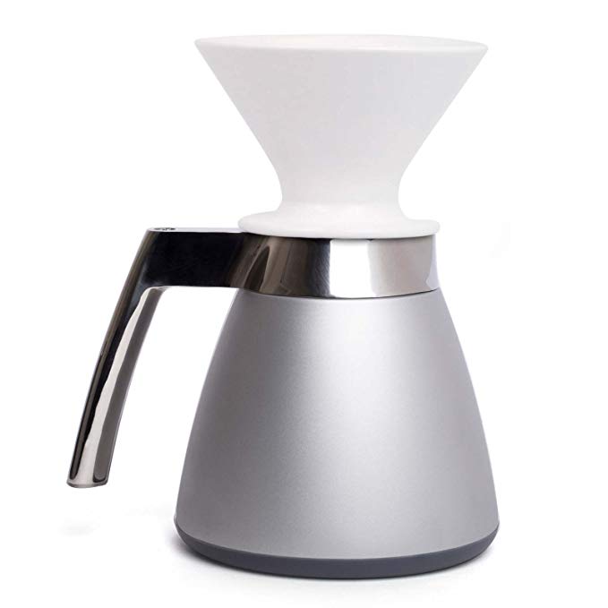 Ratio Thermal Carafe with Porcelain Dripper - Bright Silver - Edition