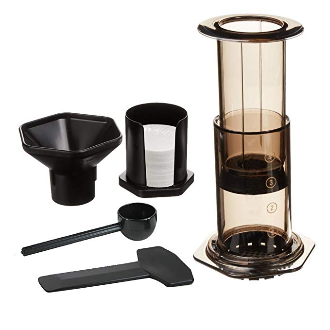 Ocathnon 8 Cups Coffee & Espresso Maker French Press Coffee Maker (Portable-Black)