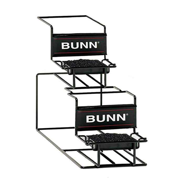 BUNN 35728 1 Upper and Lower Universal Airpot Rack, Stainless Steel