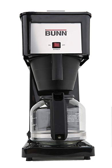 BUNN GRB Velocity Brew 10-Cup Home Coffee Brewer, Black