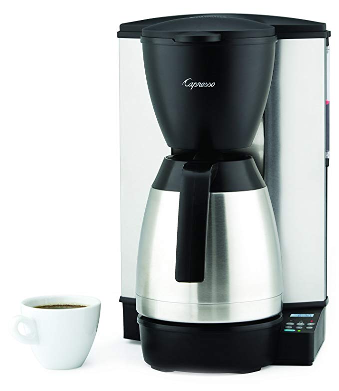 Capresso MT600 10-Cup Programmable Coffeemaker with Stainless-Steel Thermal Carafe