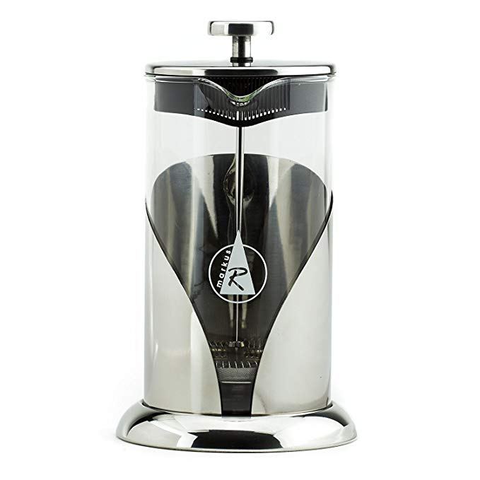 Best French Press Coffee Maker with Unique Filter System and Bonus - Brewing the Most Delicious Drink -- 1 Liter, 34 Ounce, 8 Cups/4 Mugs -- 2mm Thick Glass Carafe