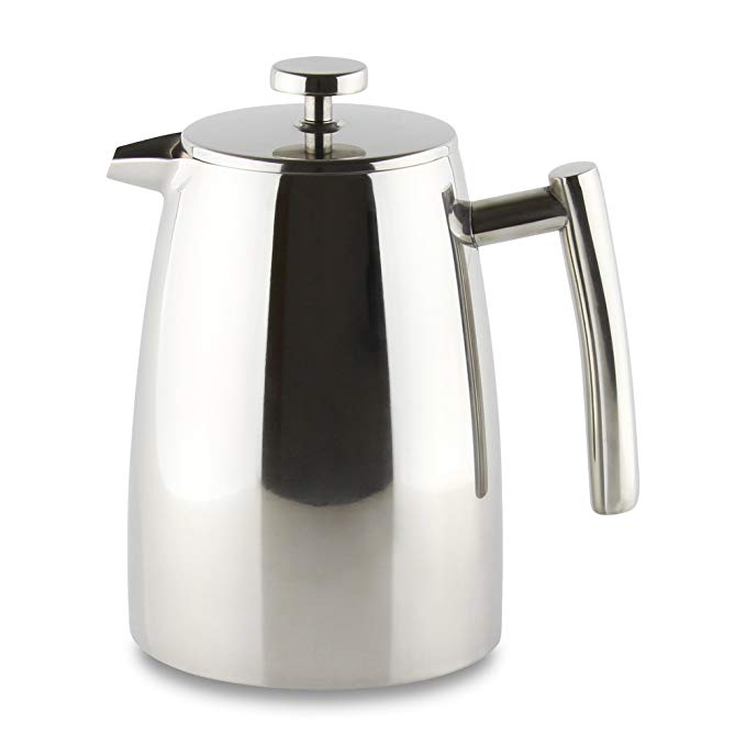 Grunwerg 50oz/1.5L Double Wall Stainless Steel French Coffee Press HFD-12