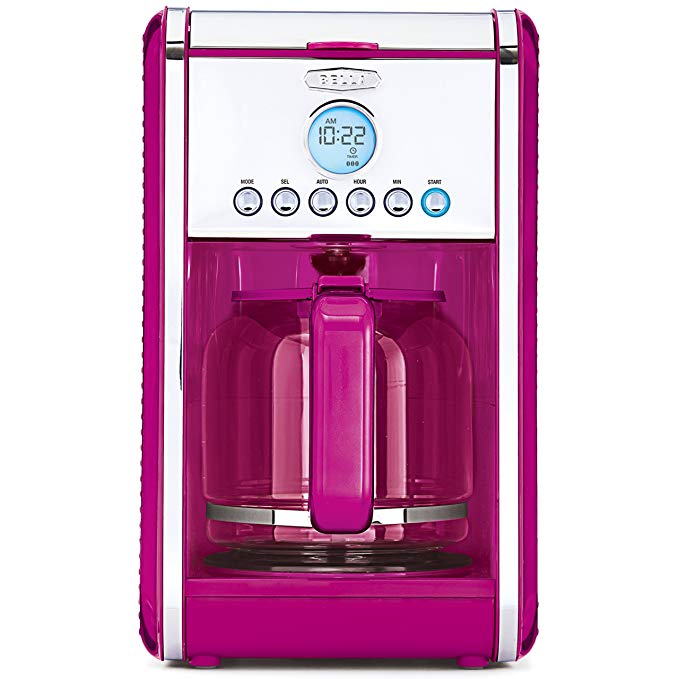 Bella Linea Collection 12-Cup Coffee Maker PINK