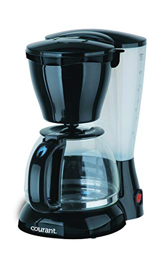 Courant CCM-815 8 Cup, Anti Drip, Coffee Maker, With Permanent filter & Spoon Black