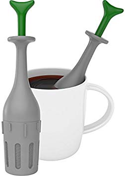 iCooker Travel French Press Coffee Maker & Tea Infuser [Single-Serving] Best Portable Hand Pump for Single Use Cup of Coffee - Perfect as a Tea Infuser Tool