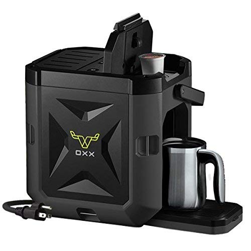 OXX COFFEEBOXX Job Site Single Serve Coffee Maker, Black