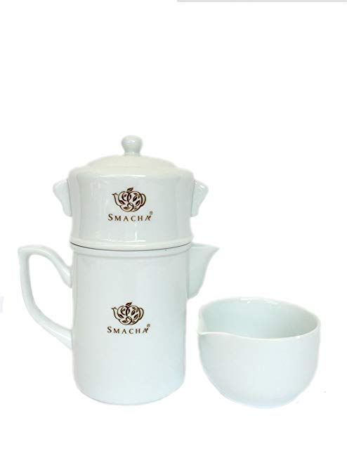 Smacha 12 Ounce Automatic Porcelain Tea Brewer Set