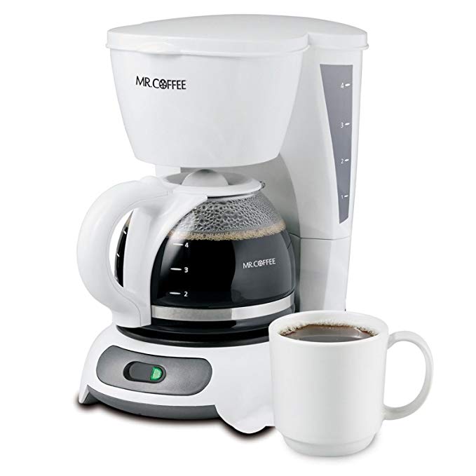 Mr. Coffee Tf4-np 4-cup Switch Coffeemaker, White