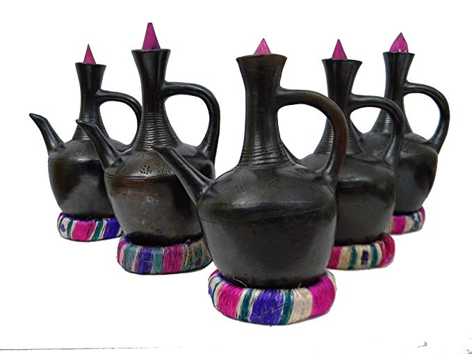 Traditional Ethiopian Clay Coffee Pot (Jebena/Jabana)
