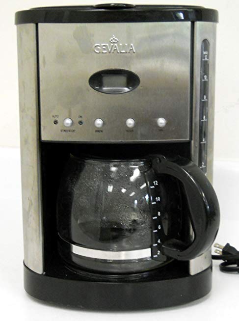 Gevalia XCC-12 12 Cup Drip Coffee Maker Stainless Steel